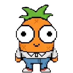 Wouky the pineapple sprite