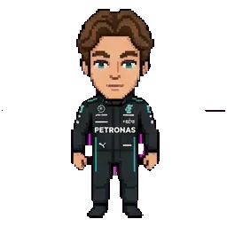 George Russel sprite