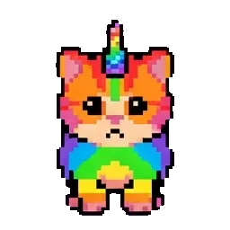 Unicorn Kitty sprite