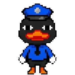 Officer duckman sprite