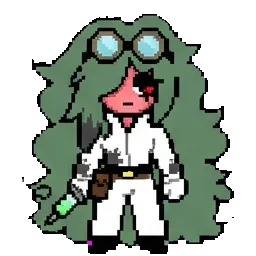 Mad Scientist Ivory sprite