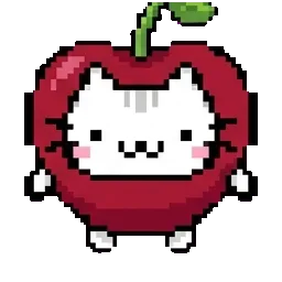 Strawberry cat sprite