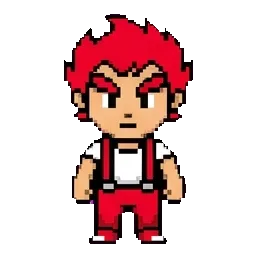 Красный чел sprite
