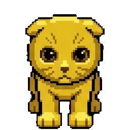 Gold Cat sprite