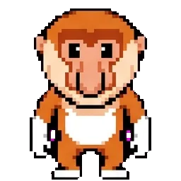 Proboscis Monkey sprite