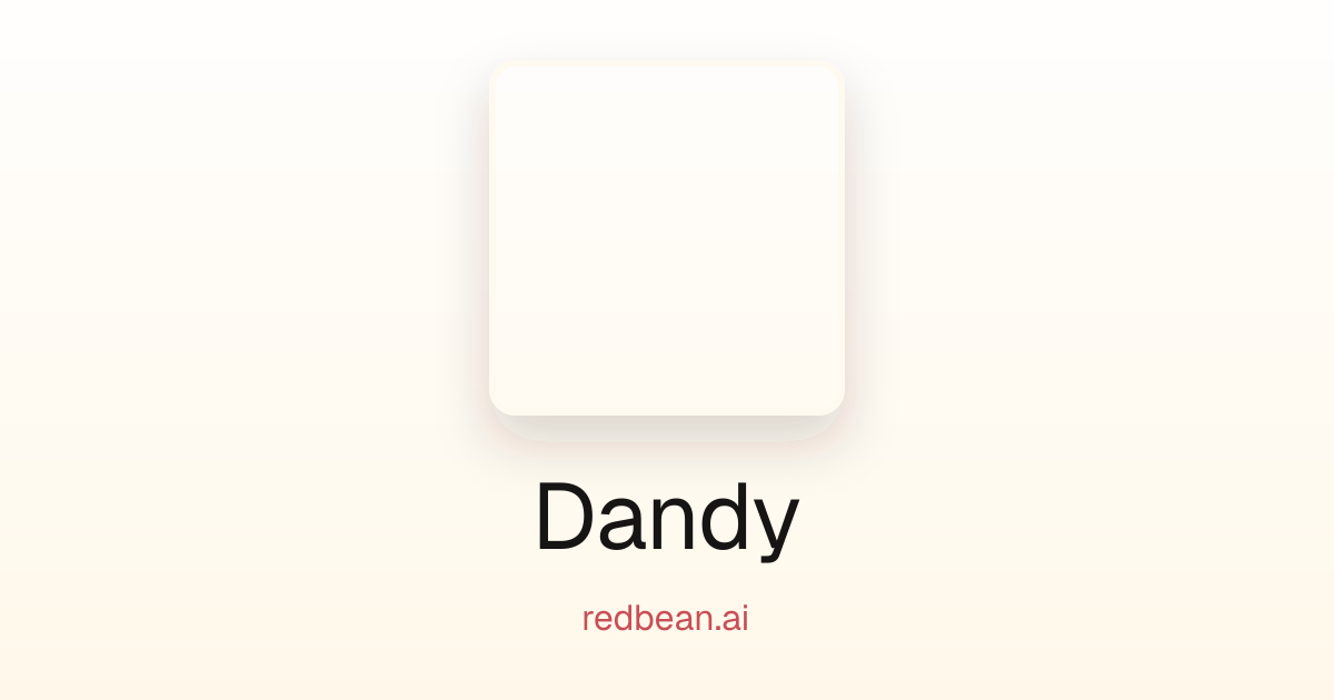 Dandy by jrcr2023 | Redbean