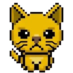 Old Angry Cat Emoji sprite