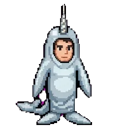 Guy In A Narwhal Costume sprite
