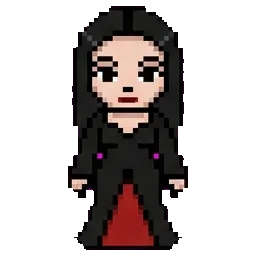 Morticia Addams sprite