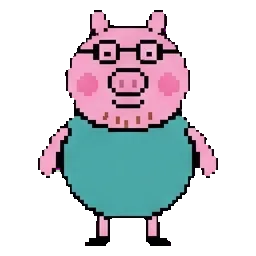 Daddy pig sprite