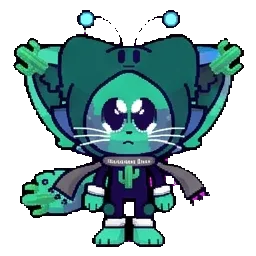 Russian Blue Cactus Greeny sprite