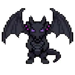 Shadow dragon sprite