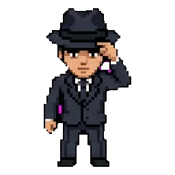 Mr. Black sprite