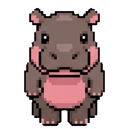 hippopotamus sprite
