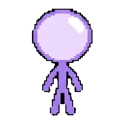 Purple Stickman sprite