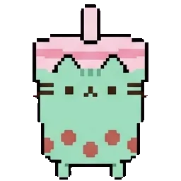 Boba Tea Pusheen sprite