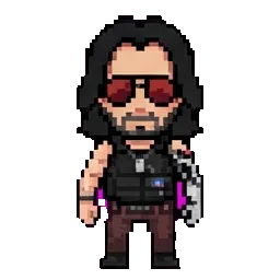 Johnny Silverhand sprite