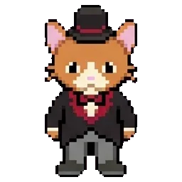 Cat Butler Robot sprite