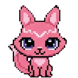 Pink Foxxo sprite