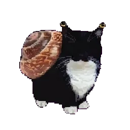 Snail cat sprite