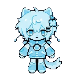 Blue kit sprite