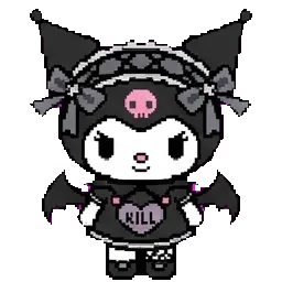 Goth Kuromi sprite