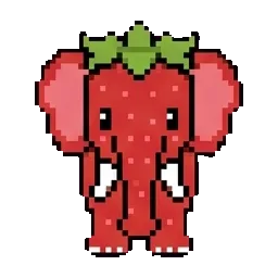 Strawberry Elephant sprite