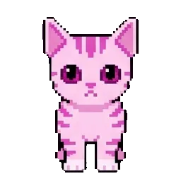 Cat  Pink sprite