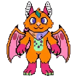 Alex the fruit bat sprite