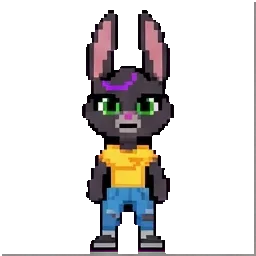 Talking Becca sprite