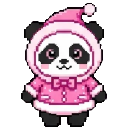 Pink panda sprite