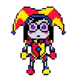 Evil pomni sprite