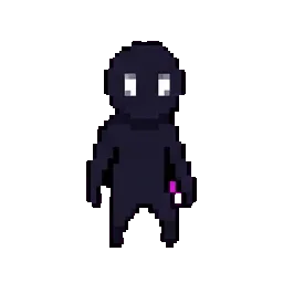 Black figure sprite