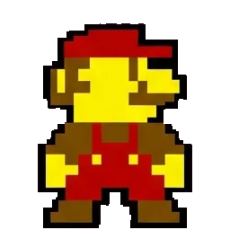 Eight Bit Mario sprite