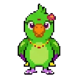 Parrot girl sprite