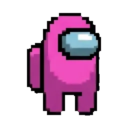 Pink Among Us sprite