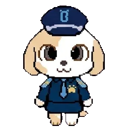 Officer Beagle sprite