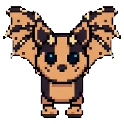 Chocolate Chip Bat Dragon sprite