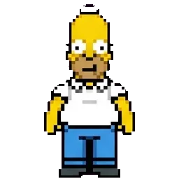 Homer Simpson sprite