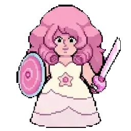 Rose quartz sprite