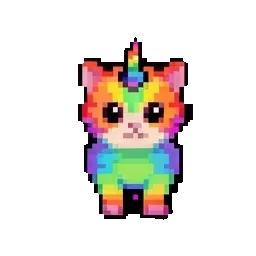 Rainbow Kitty sprite