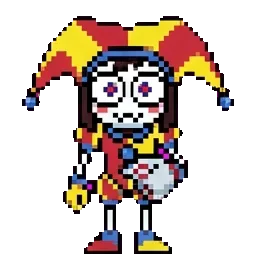 Evil pomni sprite