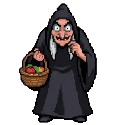 毒林檎渡しのお婆さん sprite