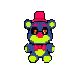 Blacklight Freddy sprite