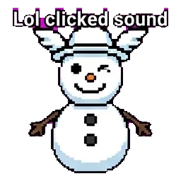Snowman Cat sprite