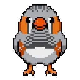 Zebra Finch Chizhik sprite