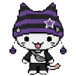 Y2K kitty sprite