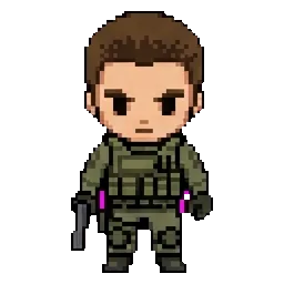 Chris Redfield sprite