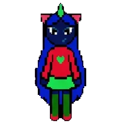 Inverted kawaii sprite