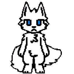 White wolf sprite
